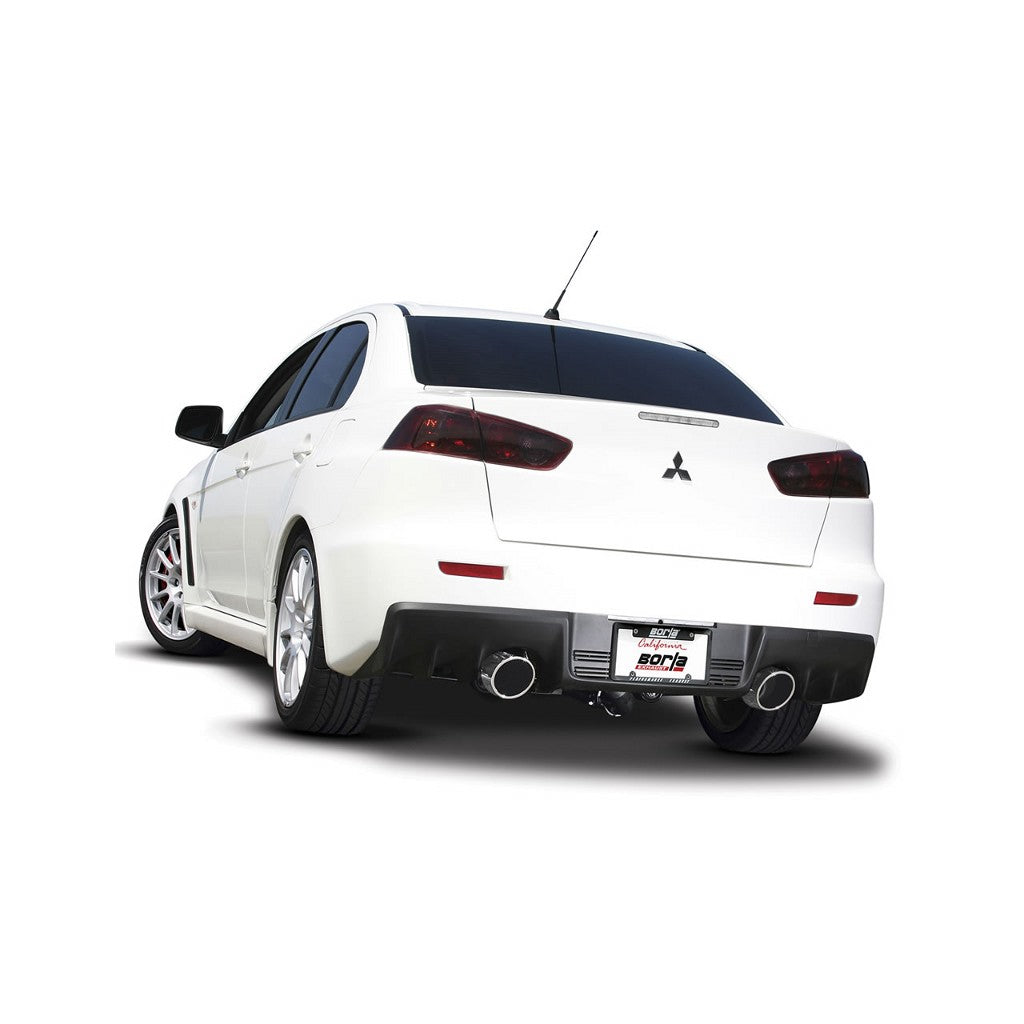BORLA 140334 Cat Back Exhaust System LANCER RALLIART 09 2.0L TURBO Photo-1