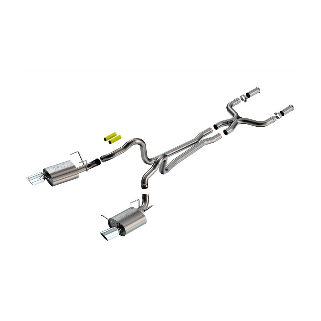 BORLA 140372 Cat Back Exhaust System MUST GT 2011 5.0L AT / MT RWD Photo-0
