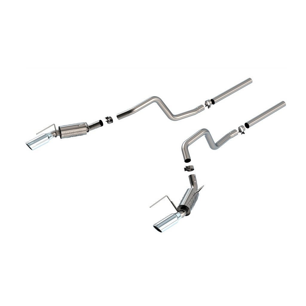 BORLA 140382 Cat Back Exhaust System MUST GT 05- 09 4.6L AT / MT RWD Photo-0