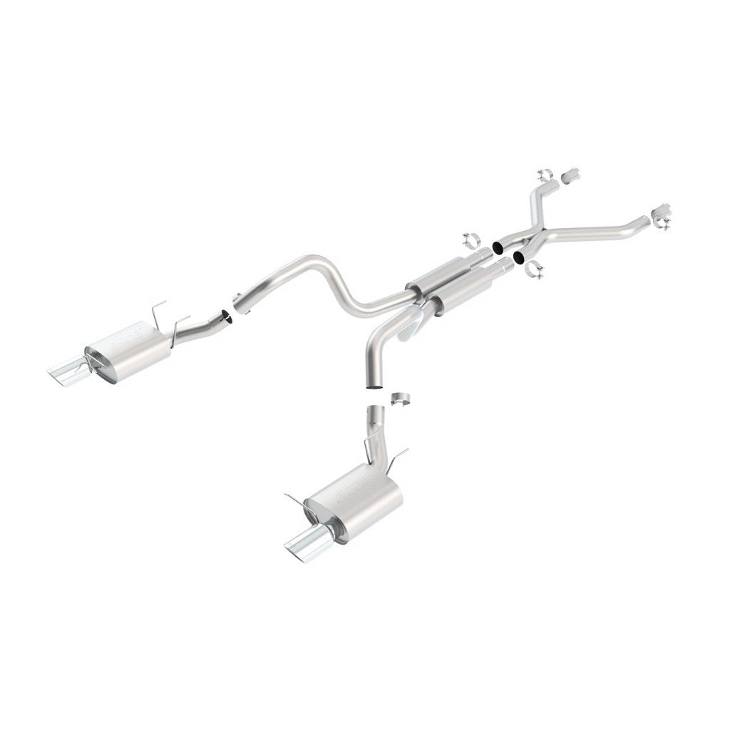 BORLA 140389 Cat Back Exhaust System MUST GT / SHELBY MUST GT500 Photo-0
