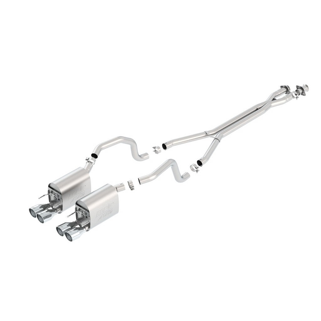 BORLA 140414 Cat Back Exhaust System CORV C6 09- 11 6.2L "ATAK" Photo-0