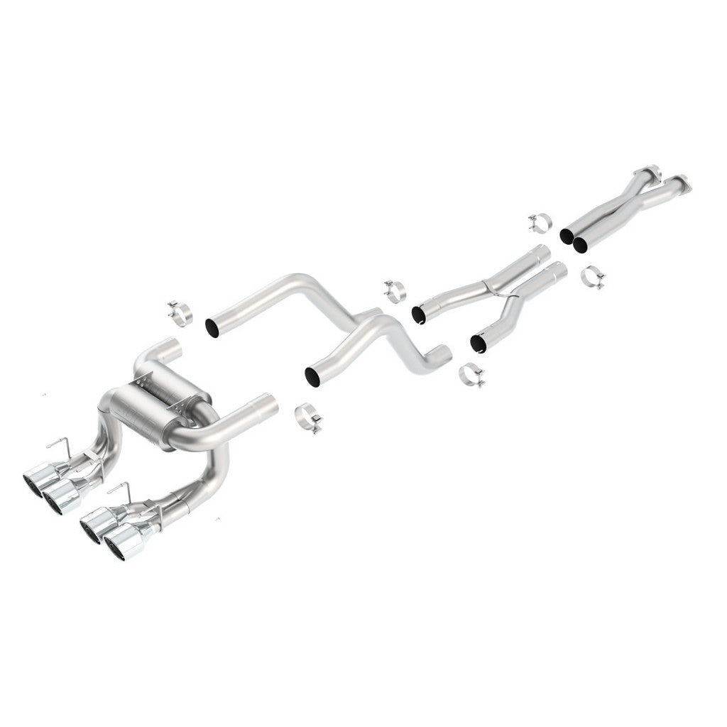BORLA 140422 Cat Back Exhaust System CORV C6 ZO6 / ZR1 06- 11 7.0L / 6 Photo-0