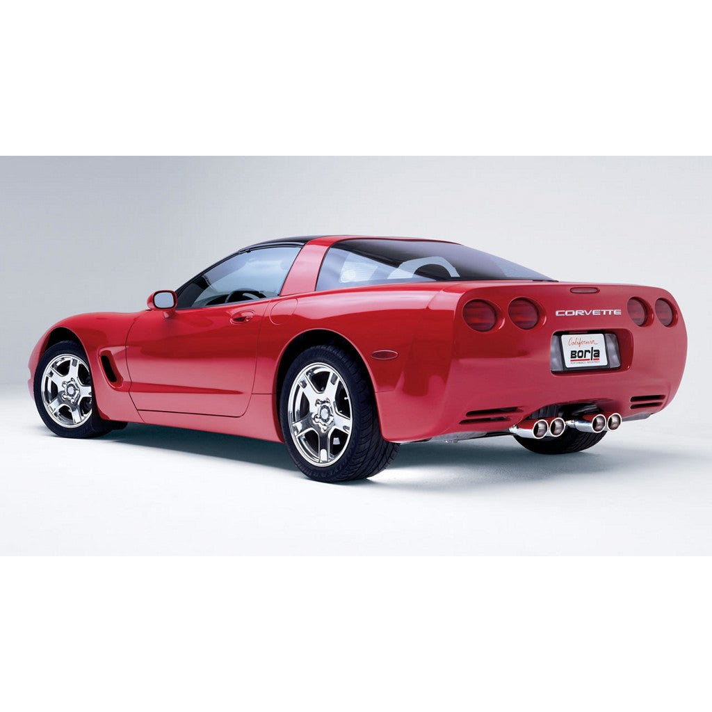 BORLA 140428 Cat Back Exhaust System CORV C5 / ZO6 97-04 "ATAK" Photo-1