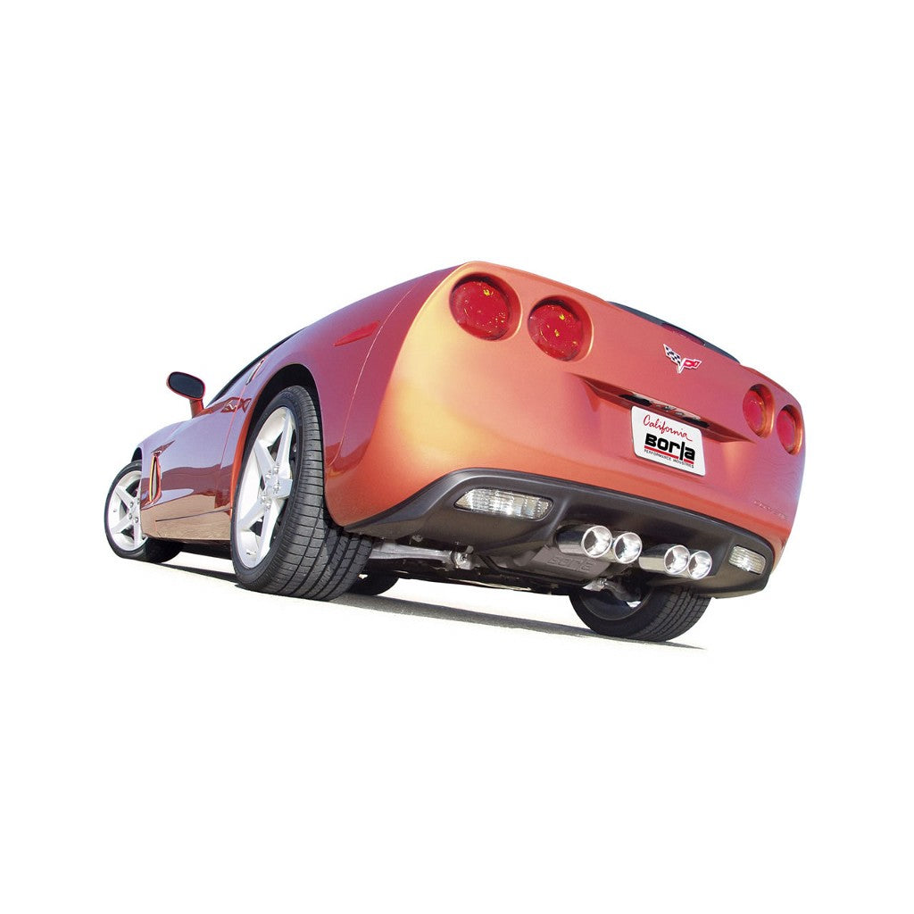 BORLA 140452 Cat Back Exhaust System CORV C6 05- 08 "S-TYPE" Photo-1