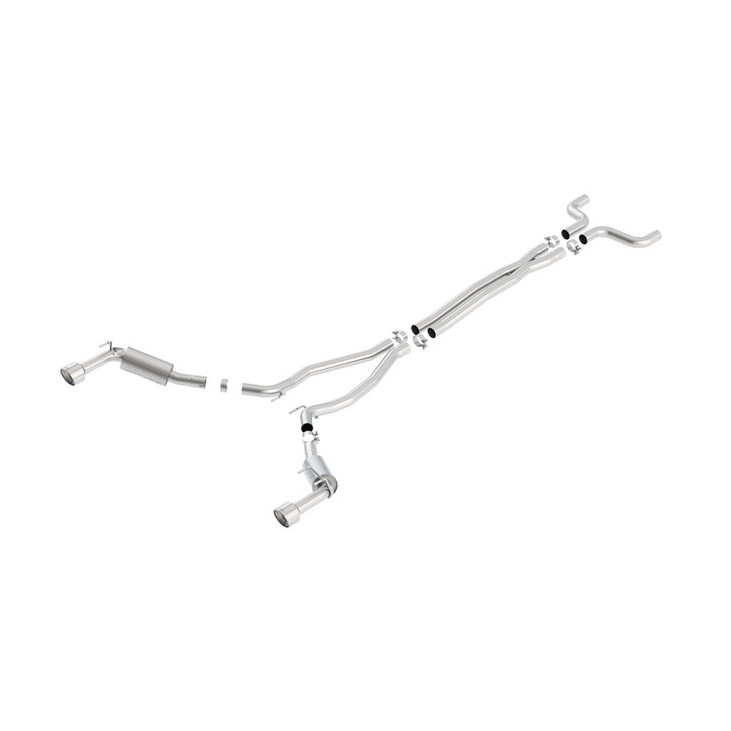 BORLA 140530 Cat Back Exhaust System CAMARO SS 13- 6,2L V8 S-type Photo-0