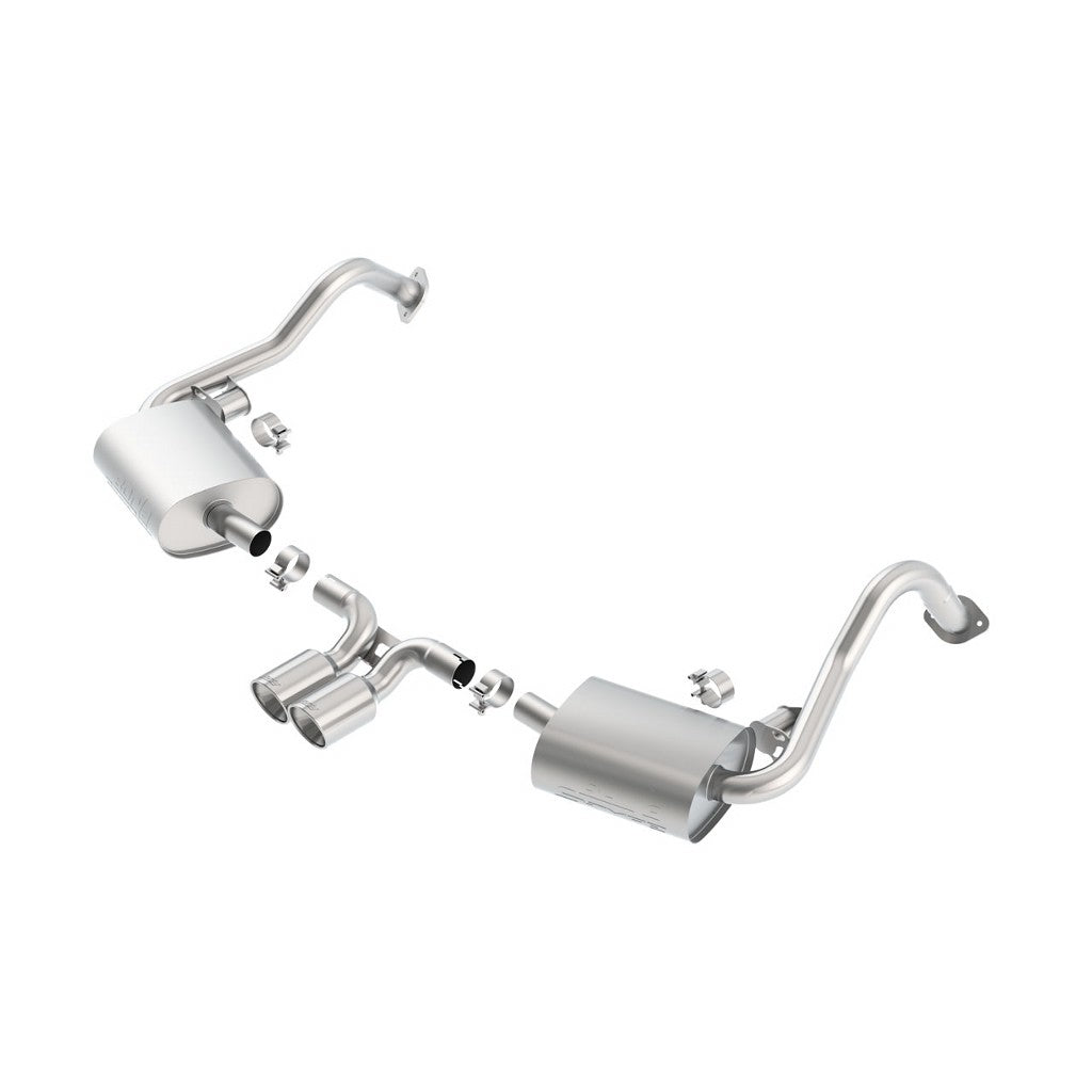 BORLA 140534 Cat Back Exhaust System Cayman / CaymanS / Boxster 2013- 2.7L / 3.4L Photo-0