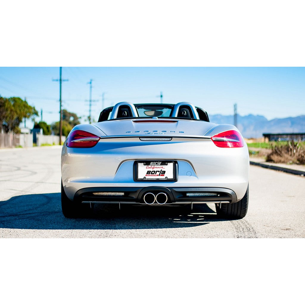 BORLA 140534 Cat Back Exhaust System Cayman / CaymanS / Boxster 2013- 2.7L / 3.4L Photo-1