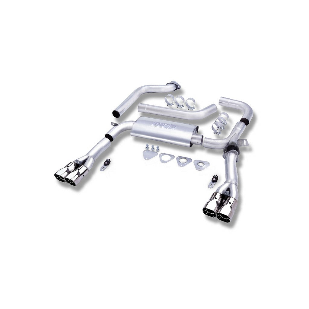 BORLA 14464 Cat Back Exhaust System CAM / TRAN 93-95 5.7L V8 AT / MT R Photo-0