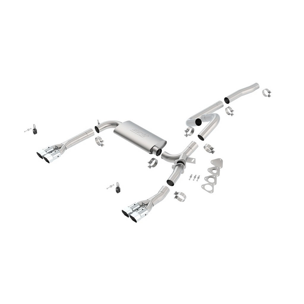 BORLA 14555 Cat Back Exhaust System CAM / TRAN 95-97 5.7L V8 AT / MT R Photo-0
