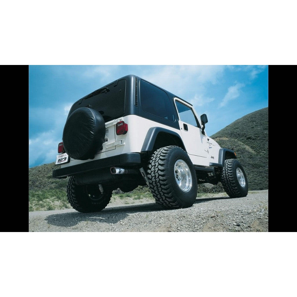 BORLA 14728 Cat Back Exhaust System WRANGLER 97-99 2.5&4.0L AT / MT 2&4W Photo-1
