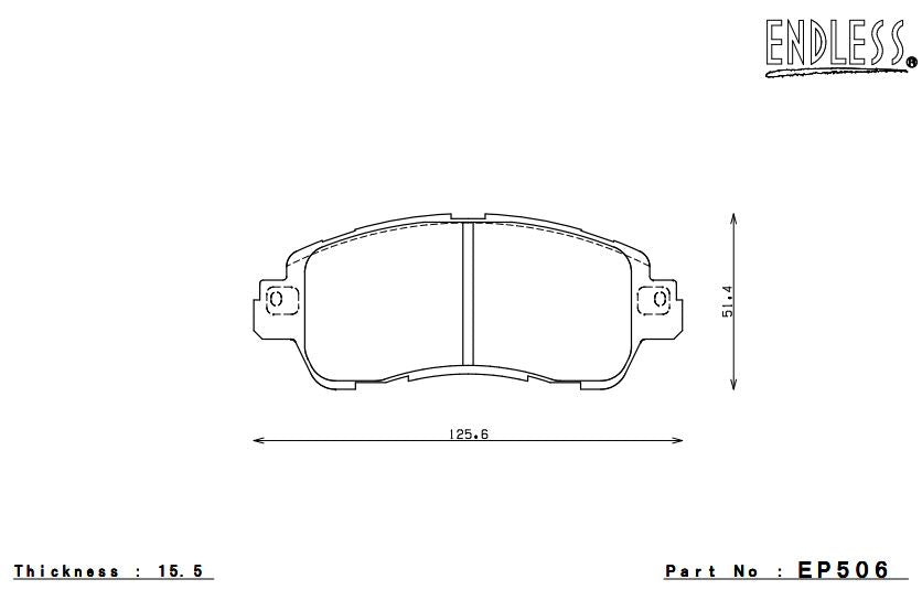 ENDLESS EP506SSY Brake Pads Photo-0