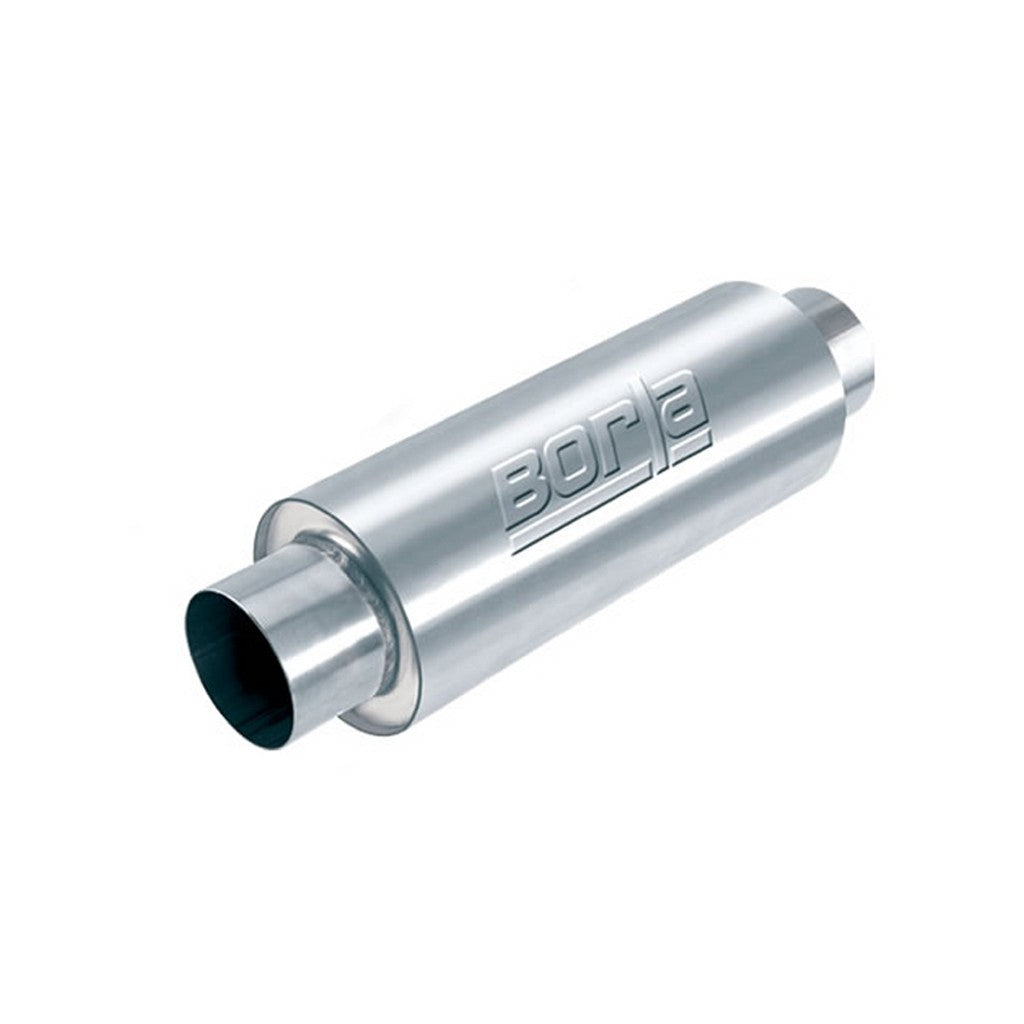 BORLA 40086 XR-1® Sportsman 3.5" Center-Center 15"x5" Round - Racing Muffler Photo-0