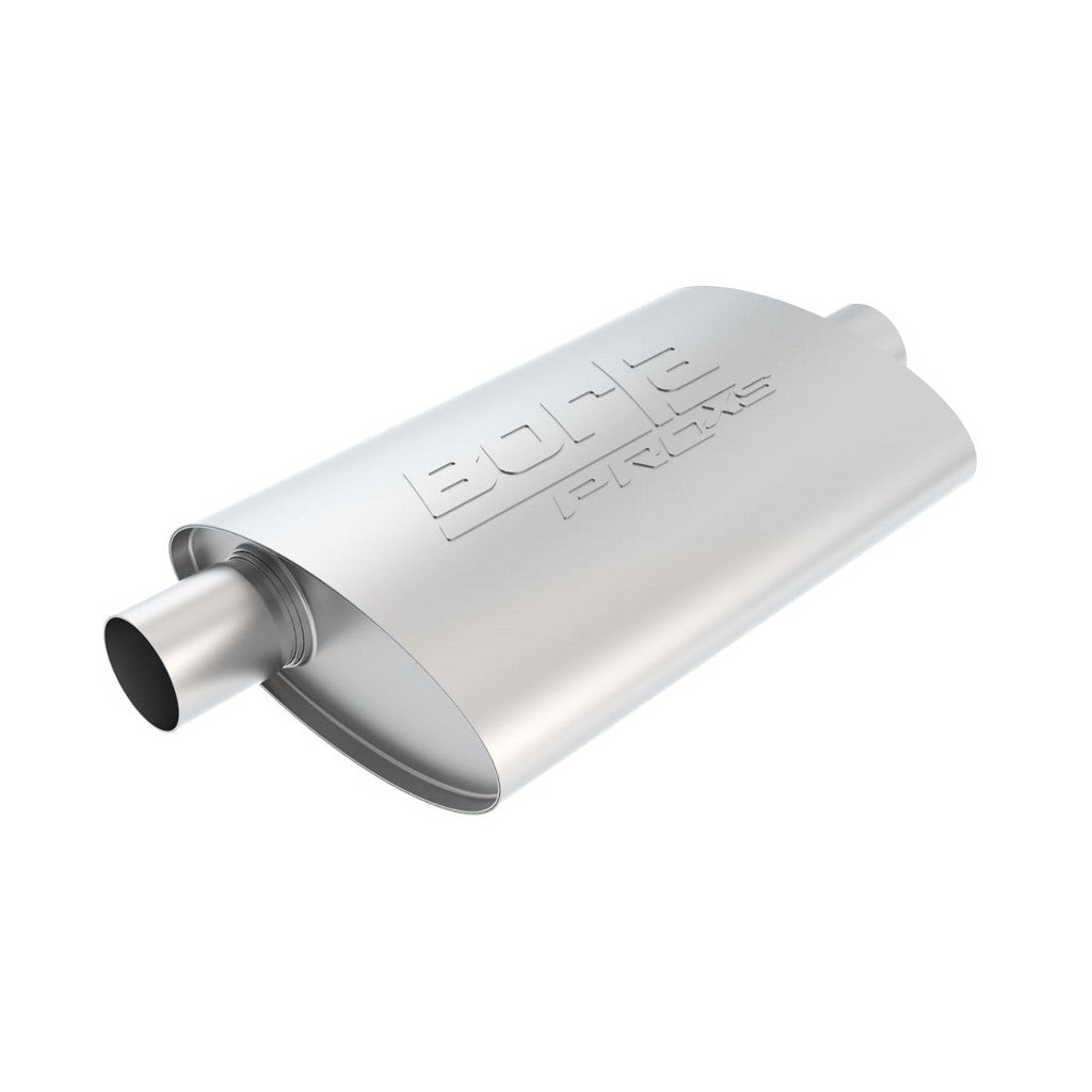 BORLA 40357 ProXS™ Muffler Center / Offset Oval 2,25" in / out, 14" x 4" x 9.5" Photo-0