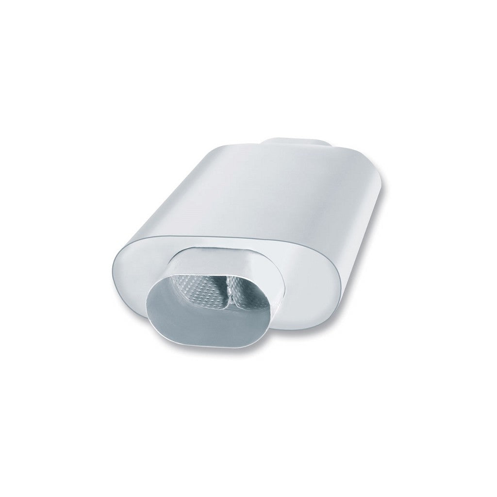 BORLA 40536 XR-1® Series Slim Line 3.5" Oval Pipe Center-Center 12"x3"x7.88" - Racing Muffler Photo-0