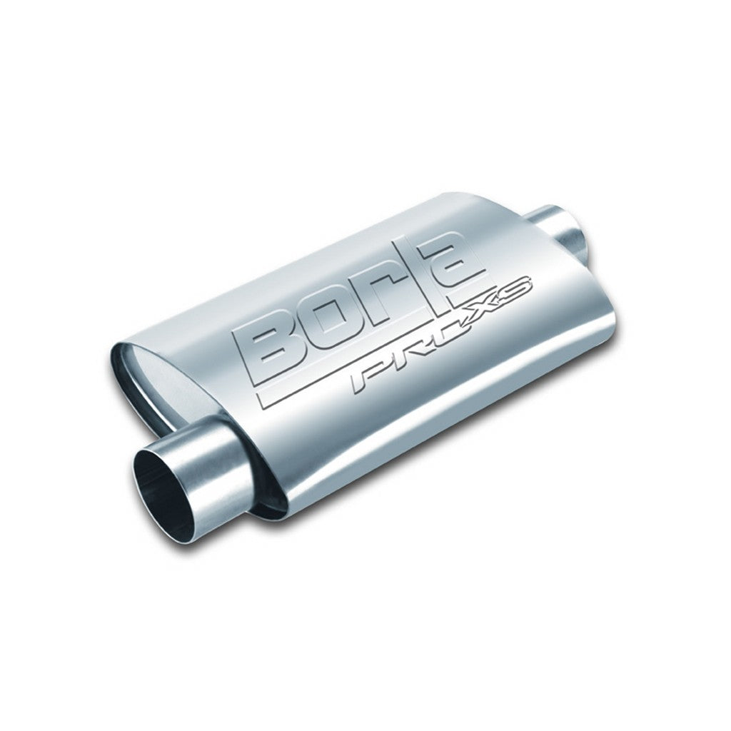BORLA 40657 ProXS™ Muffler Center / Offset Oval 2" in / out, 14" x 4.25" x 7.88" Photo-0