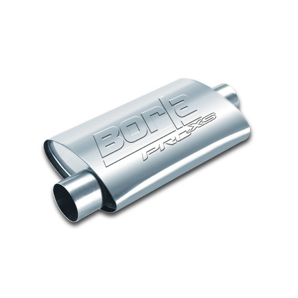BORLA 40658 ProXS™ Muffler Center / Offset Oval 2,25" in / out, 14" x 4.25" x 7.88" Photo-0
