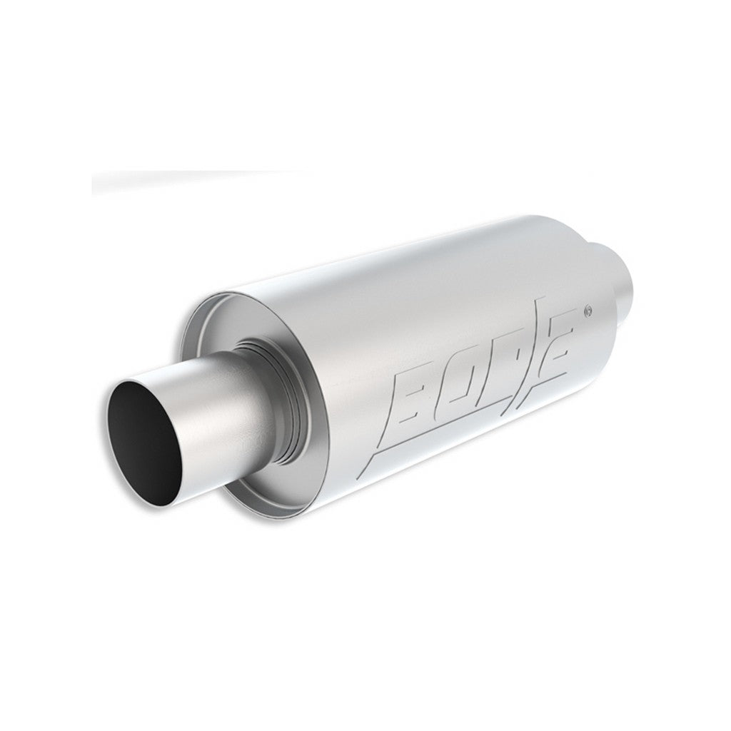 BORLA 40842S MUFFLER "S-TYPE" 2.5" IN / OUT 10"X5"DIA. RD Photo-0