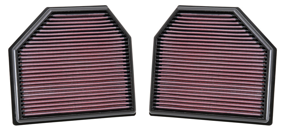 K&N 33-2488 Replacement Air Filter (package quantity 2) for BMW M5 F10/M6 F12 Photo-0