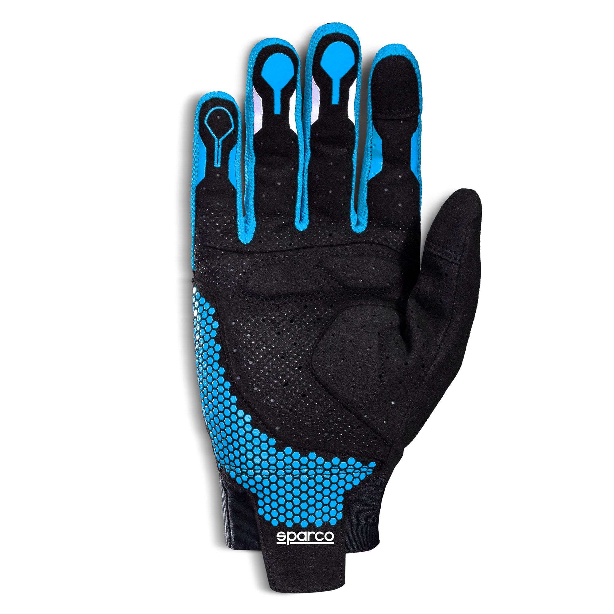 SPARCO 00209510NRAZ HYPERGRIP+ Gaming gloves, black/blue, size 10 Photo-1