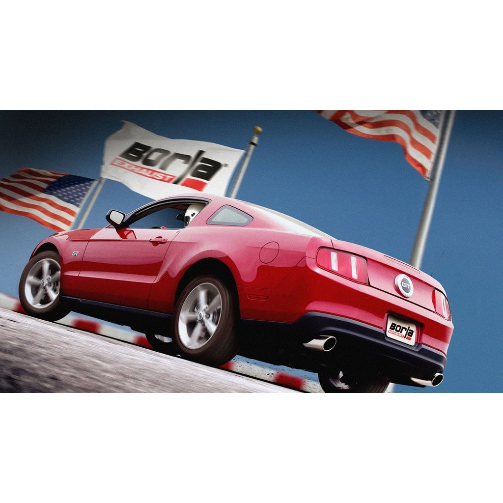 BORLA 140329 Cat-Back Exhaust System Ford Mustang GT 2010 Photo-1