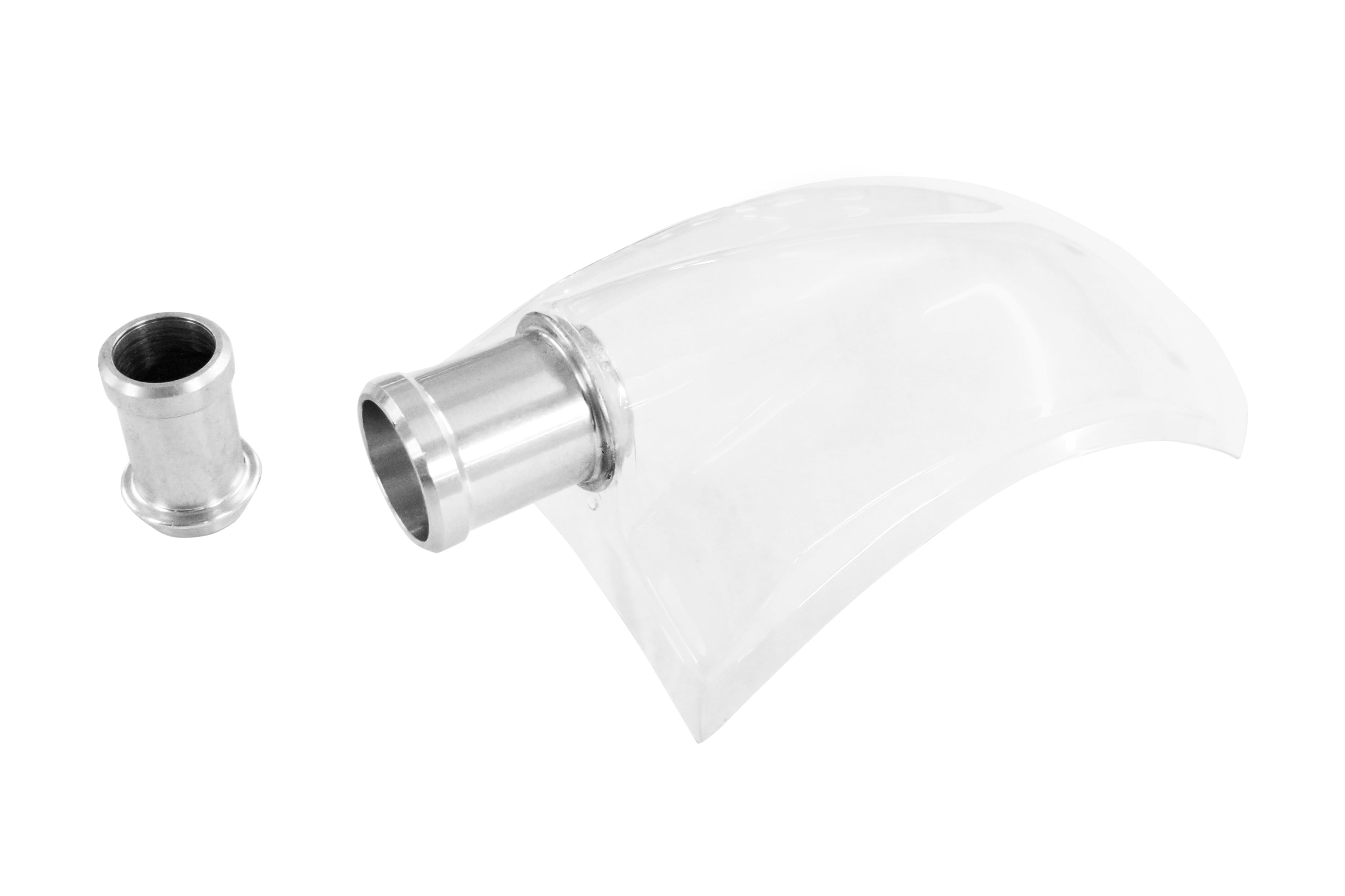 SCHUBERTH 1010008096 Forced air scoop clear - Large Connector Prep. with tape SP1 Photo-1