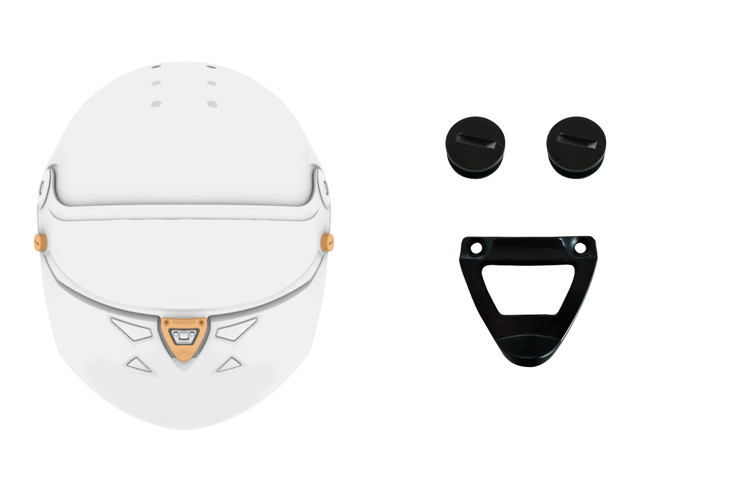 SCHUBERTH 1010003376 Clear only visor Kit (tear-off buttons + visor lever) SP1/SF2/SF3 Photo-0