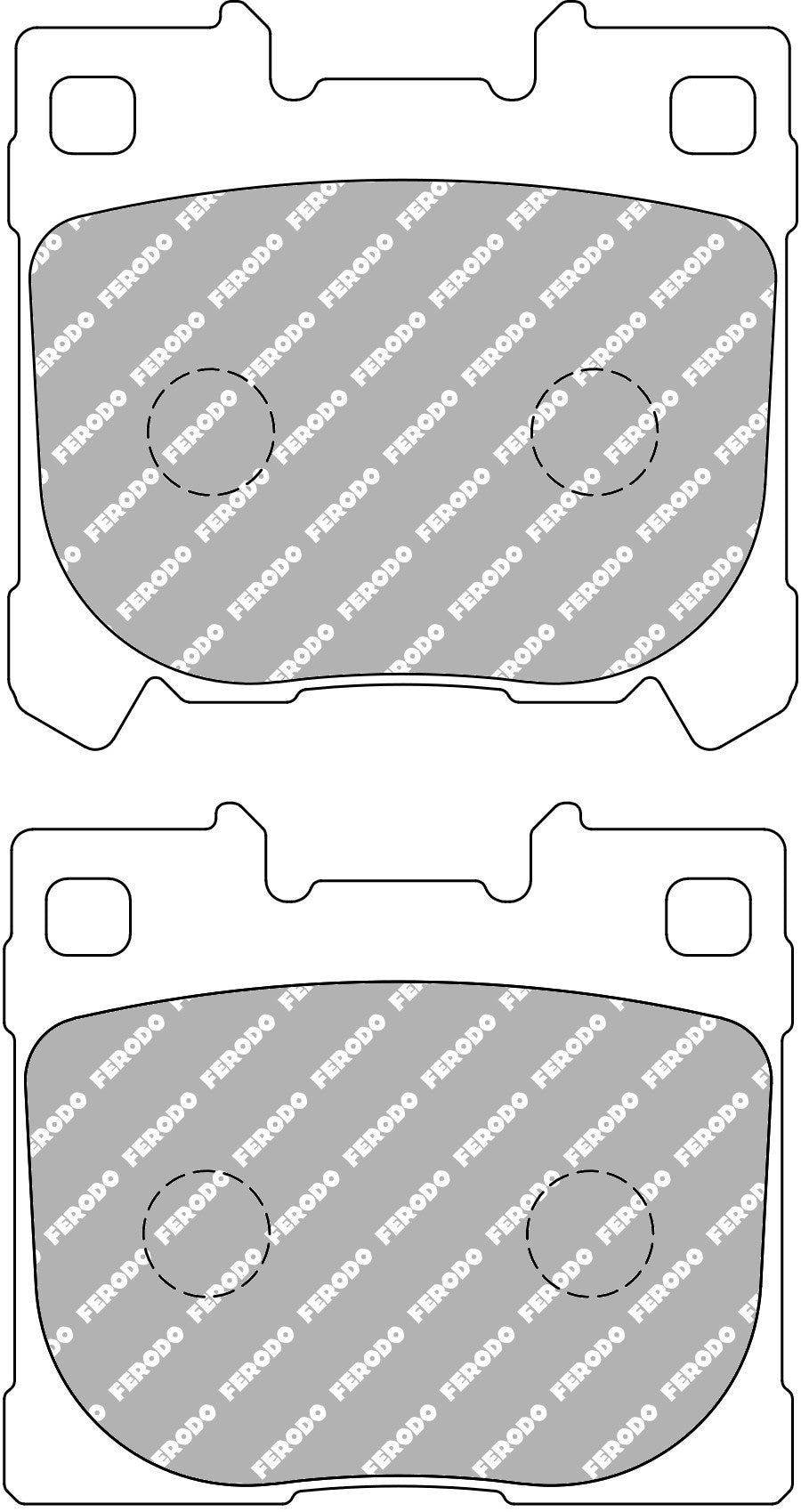 FERODO FCP5262H Rear brake pads DS2500 TOYOTA YARIS GD / GR 1.6 4WD GXPA16 Photo-0 