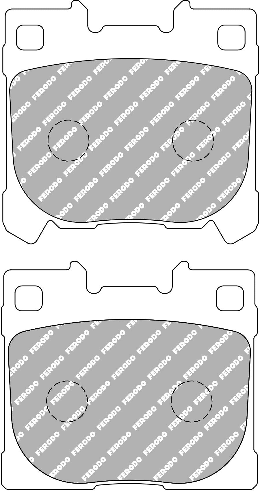FERODO FCP5262H Rear brake pads DS2500 TOYOTA YARIS GD / GR 1.6 4WD GXPA16 Photo-0