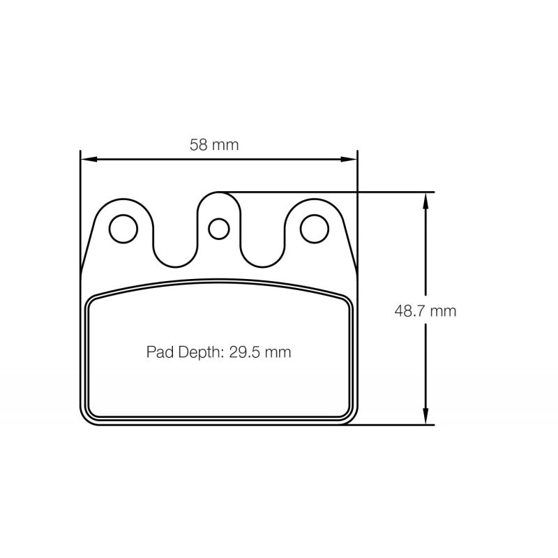 PAGID 5100-K2 Rear Brake Pads for MARANELLO DD2 / KZ shifter V11 / KZ V09 Photo-1