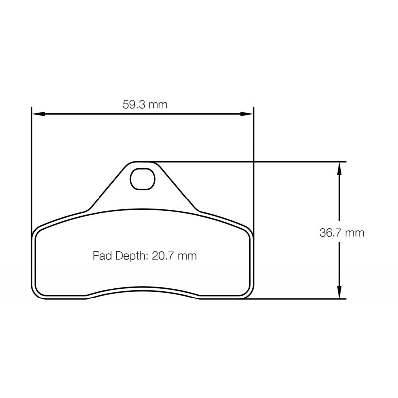 PAGID 5102-K1 Brake Pads for (front) for TONY KART DD2 / KZ Shifter Photo-0