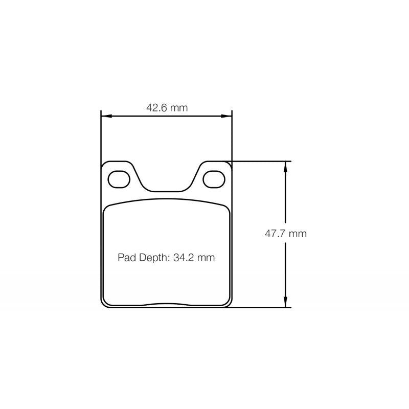 PAGID 5104-K2 Rear Brake Pads K2 for KART REPUBLIC OK 2020-2023 Photo-1