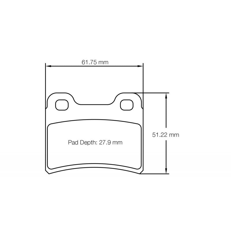 PAGID 5105-K1 Brake Pads for (rear) for PAROLIN DD2 / KZ Shifter, KART REPUBLIC DD2 / KZ Shifter Photo-0