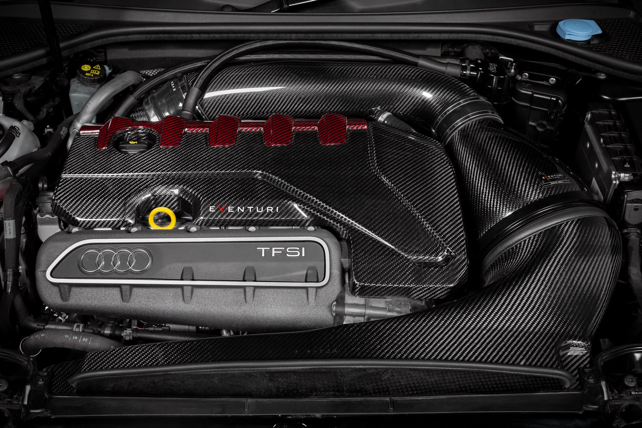 EVENTURI EVE-ST38V8S-CF-ENG Engine Cover (Carbon) for AUDI RS3 (8Y) / TTRS (8S) Photo-1