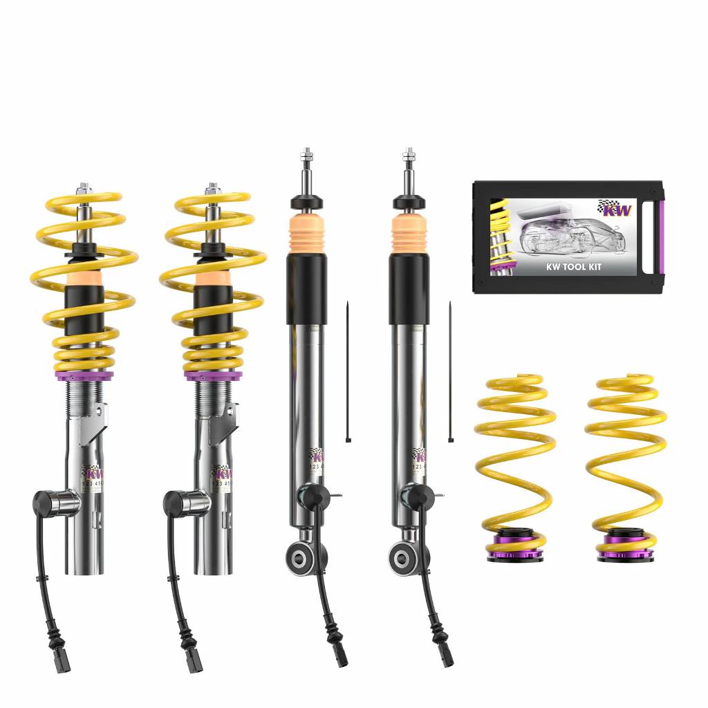 KW 39080002 Coilover Kit INOX DDC PLUG & PLAY VW Golf VI; (1K) Photo-0