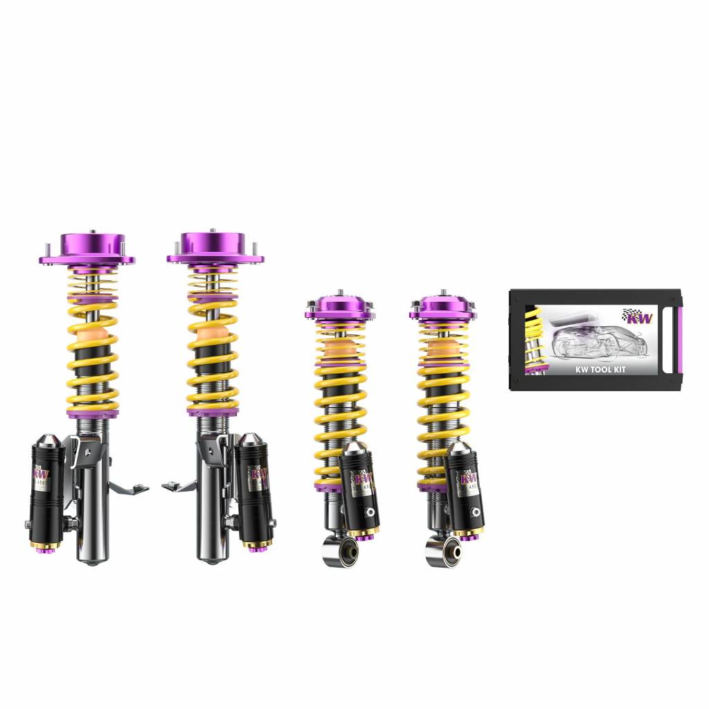 KW 39758204 Coilover Kit CLUBSPORT V4 (incl. Top Mounts) for SUBARU BRZ (ZC6 / ZD8) / TOYOTA GR86 (ZN8) / GT86 (ZN6) Photo-0