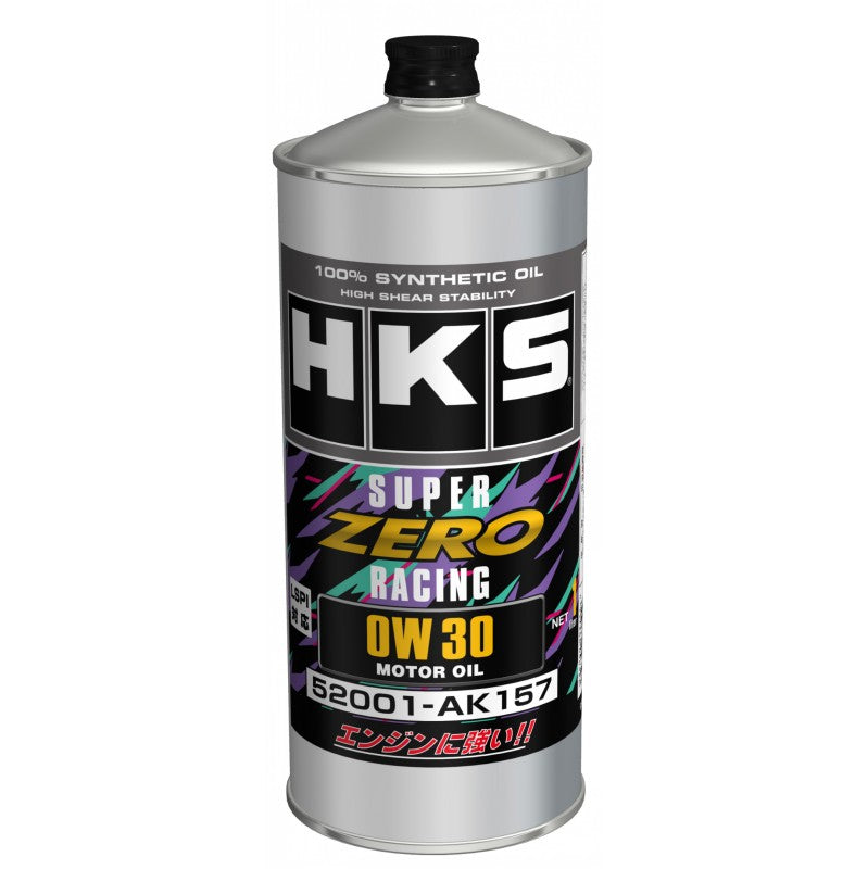 HKS 52001-AK157 Engine Oil SUPER ZERO RACING 0W30 1 L Photo-0 