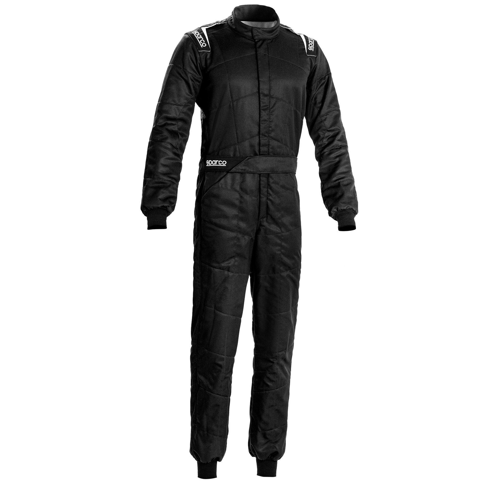 SPARCO 00109344NR SPRINT 2022 Racing suit, FIA 8856-2018, black, size 44 Photo-0