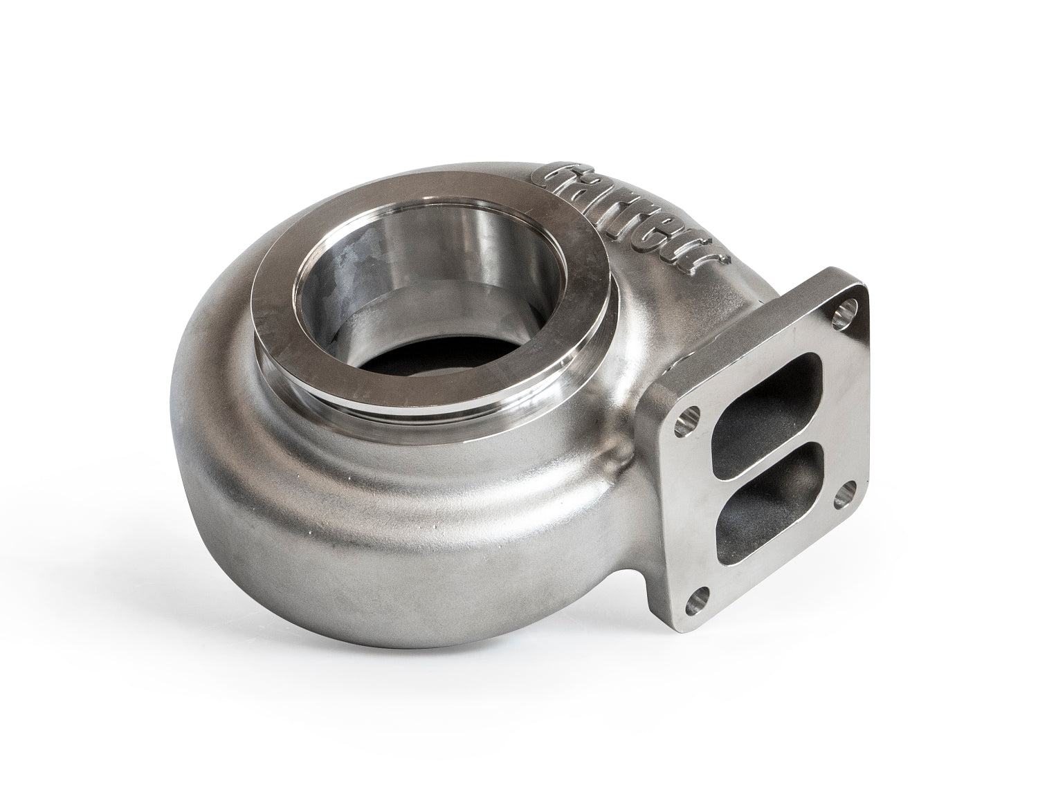 GARRETT 757707-0025 Turbine Housing Kit ; Divided T4 / V-Band 1.28 A/R G45 Photo-1