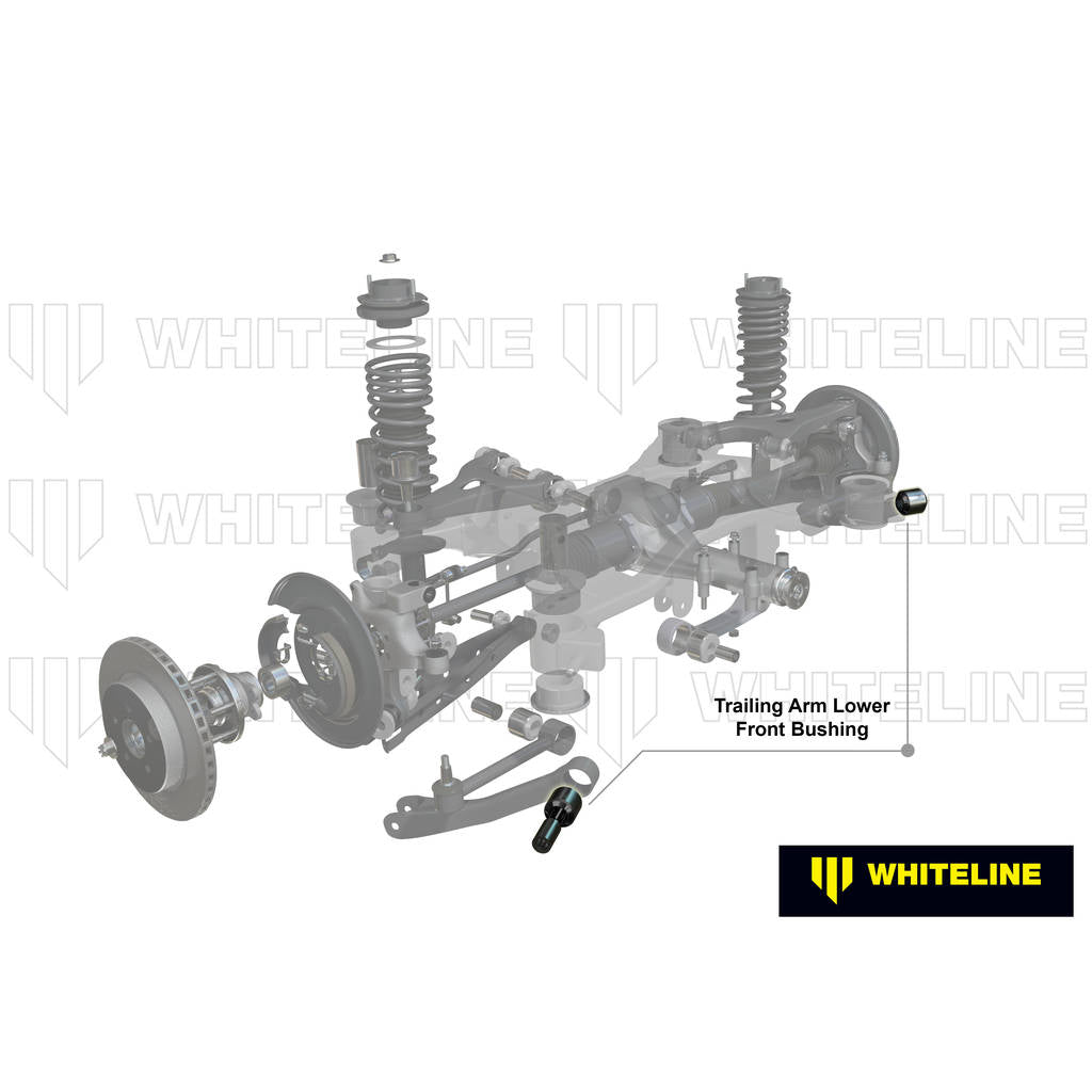WHITELINE W0568 Trailing Arm Bushing - Lower Front Photo-1