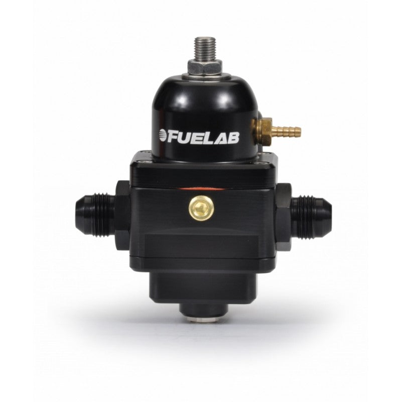 FUELAB 52902-1 Electronic Fuel Pressure Regulator EFI (25-90 psi, 8AN-In, 8AN-Out) Black Photo-0
