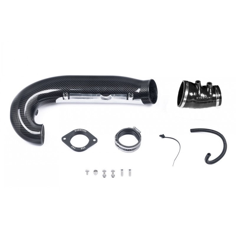 EVENTURI EVE-FK2V3-CF-CHG Turbo Tube V3(Carbon) for HONDA Civic Type R (FK2) 2015-2017 Photo-0