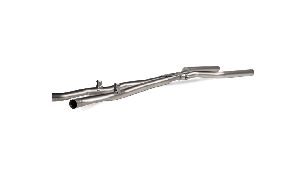 AKRAPOVIC E-BM/T/9 Evolution Link pipe set (Titanium) BMW M8 Cabrio (F91)/Coupe (F92)/F93 M8 OPF Photo-0