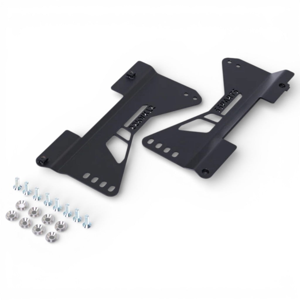 55PARTS BMW-55 Steel Side Adapter for OEM BMW Tracks with RECARO Pole Position (Passenger Side) for BMW M2 (F87/G87) / M3 (F80/G80) / M4 (F82/G82) Photo-2