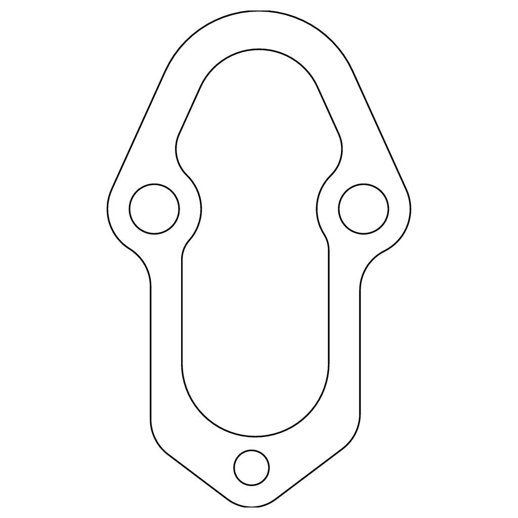 COMETIC C15009-020 CHEVROLET LB1/LB4/LU2 Gen-1 90 Degree V6 .020" Fiber Fuel Pump Mounting Gasket Photo-0