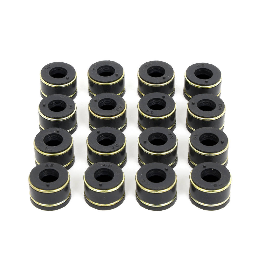 COMETIC 3017N1-16 3/8" x 0.623" x 0.470" x 0.790" Nitrile Valve Stem Seal, Positive 2 Ring & Band, 16 Pack Photo-0