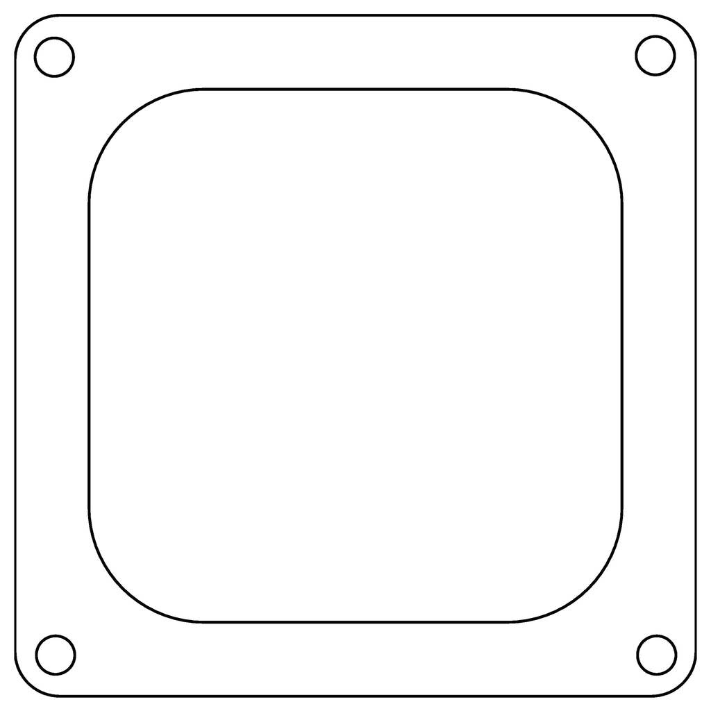 COMETIC C15238 Holley 4500 Dominator .047" Fiber Carburetor Gasket, 4.775" x 4.775", Open Plenum Photo-0