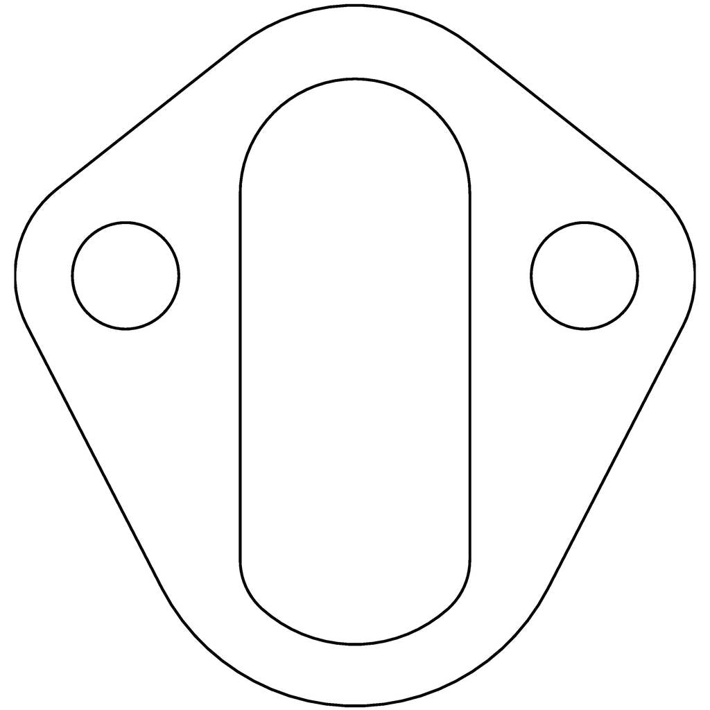COMETIC C15119 FORD Flathead V8 8BA/8CM .031" Fiber Fuel Pump Mount Gasket, 1948-1953 Photo-0