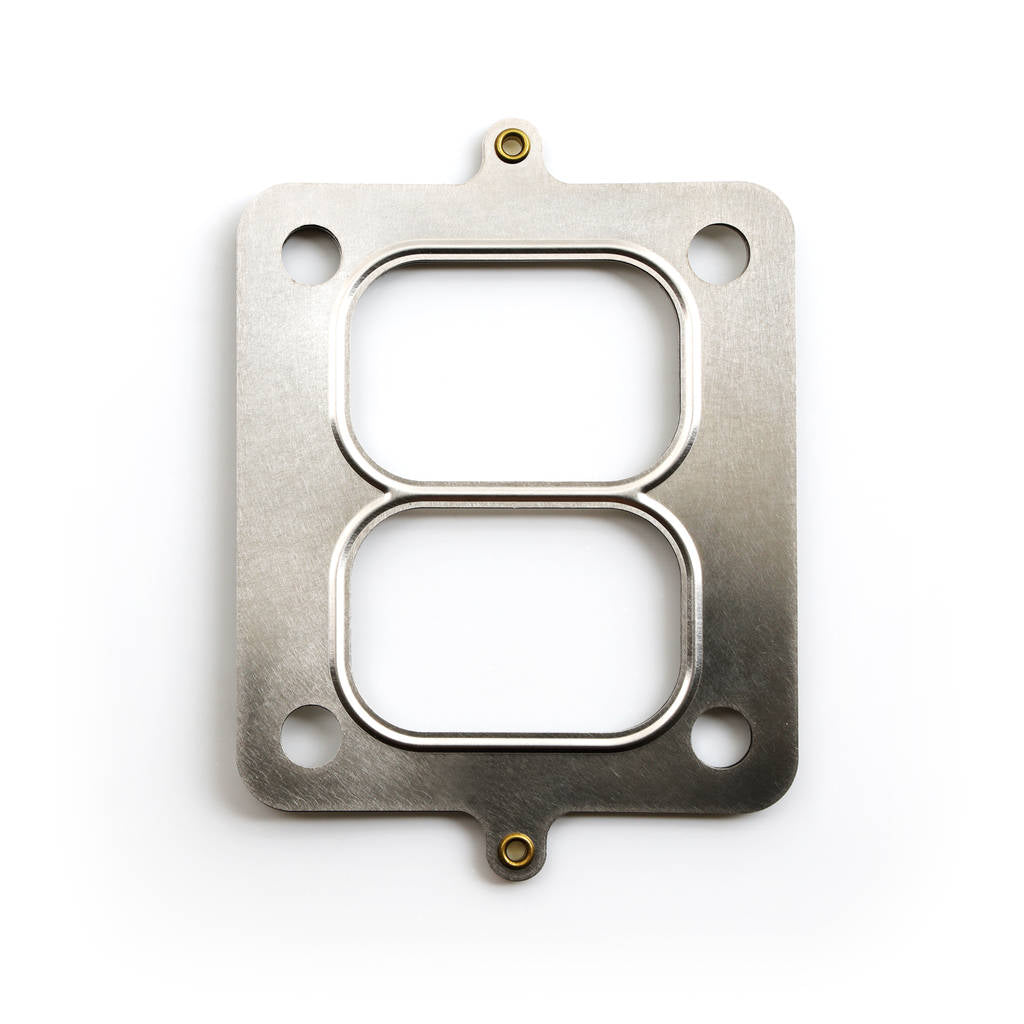 COMETIC C15590 T04 Divided Turbo Inlet Flange Gasket, .016" Stainless Photo-0