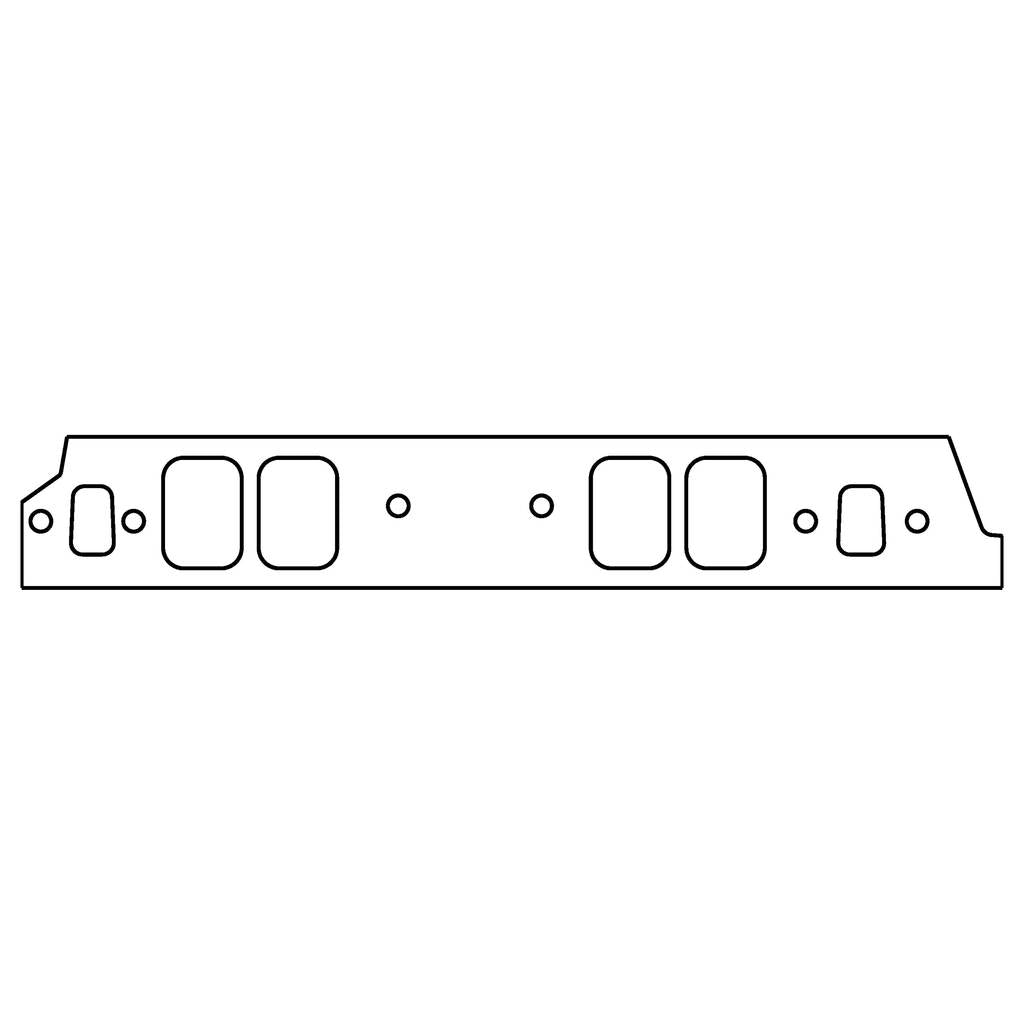 COMETIC C15290 CHEVROLET Gen IV Big Block V8 .059" CFM-20 Intake Manifold Gasket Set, 2.500" x 1.775" Ports, With AFR Photo-0