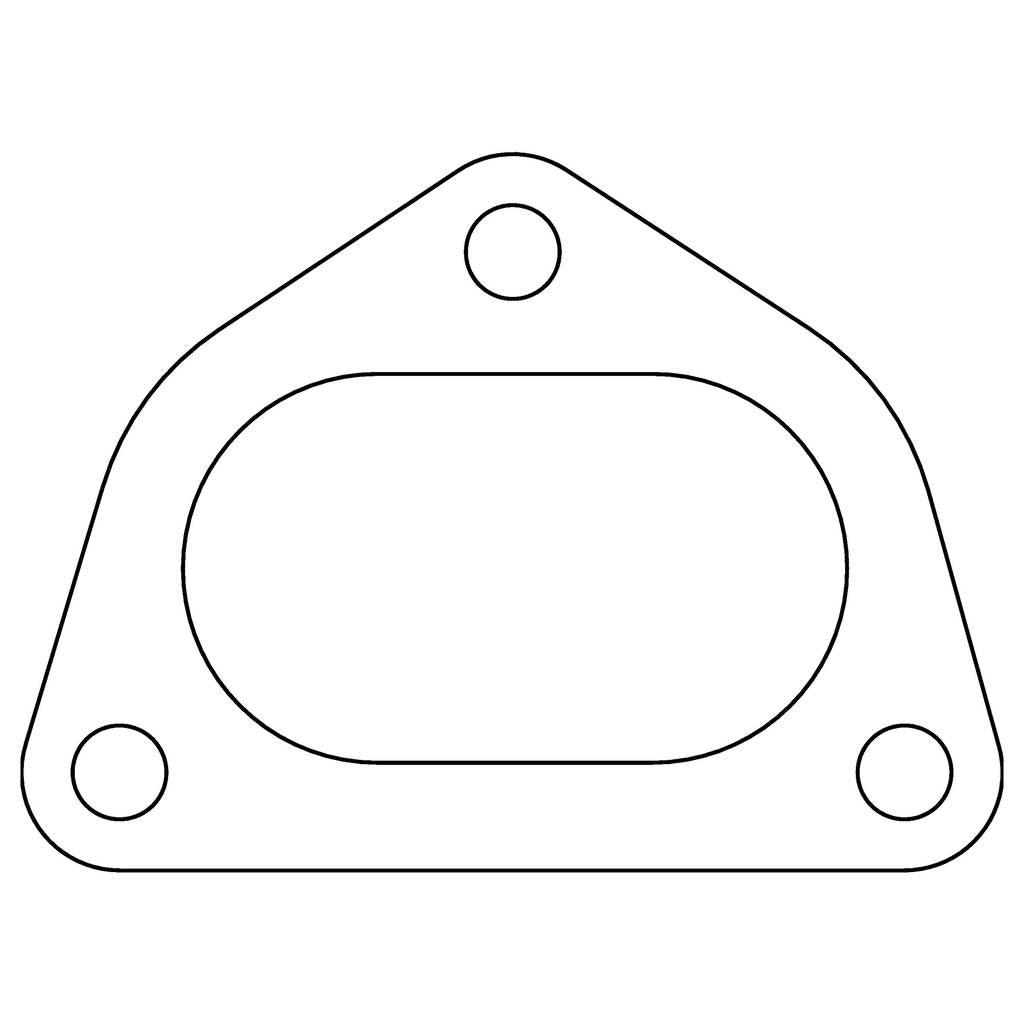 COMETIC C4354-064 Cosworth BDA/BDB/BDC/BDD/BDE/BDG/BDH/BDJ/BDR .064" AM Exhaust Manifold Gasket, 3-Bolt Photo-0